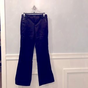 Armani Exchange Satin waist dress pants black P0